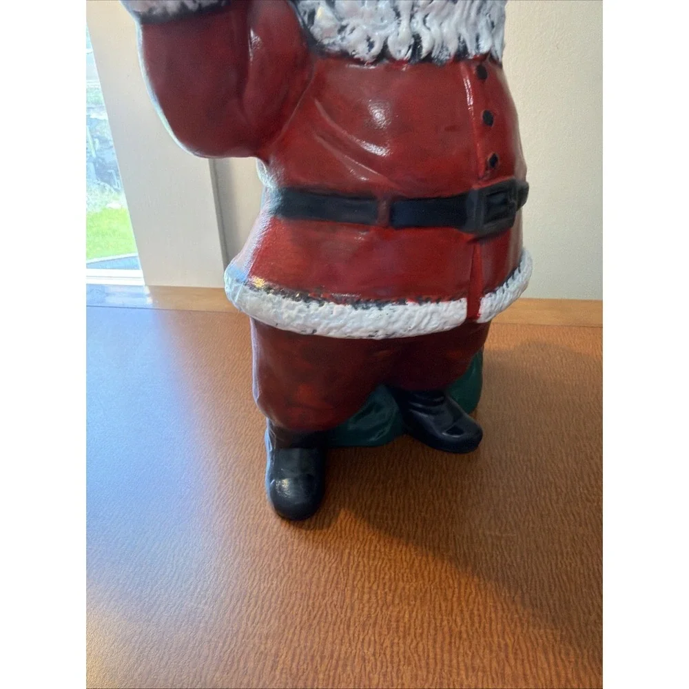 Duncan Ceramic Santa‎ Claus Planter/Candy Dish - Hand Painted, VTG 1973